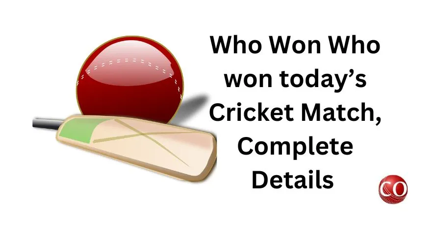 who won today cricket match