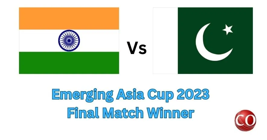 Emerging Asia Cup 2023 Final Match Winner
