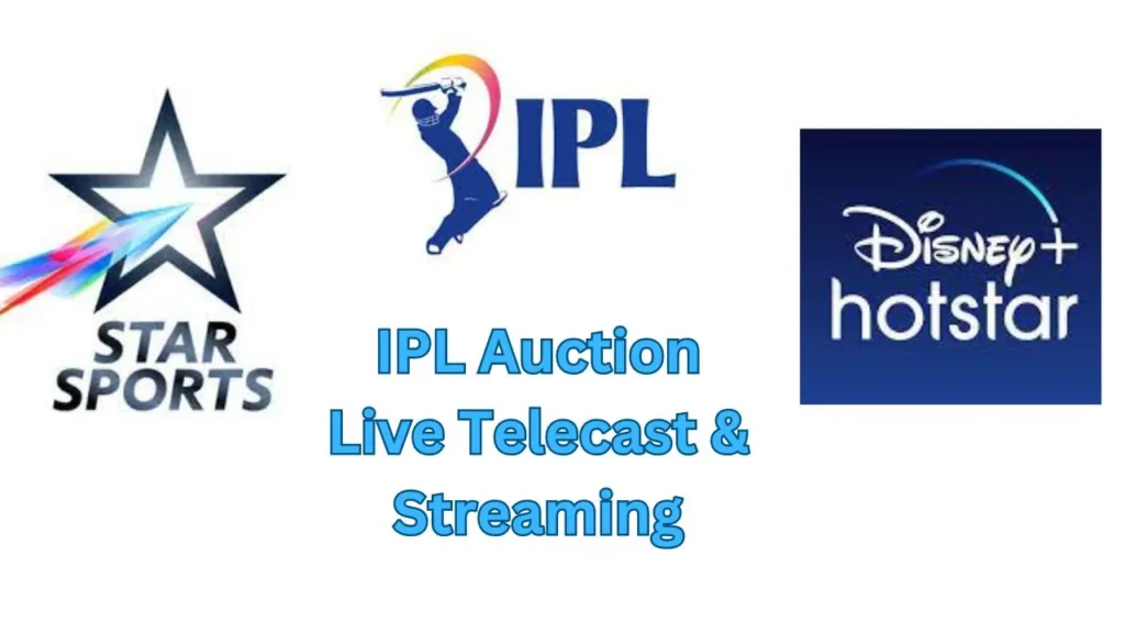 IPL Auction Live Telecast Channel