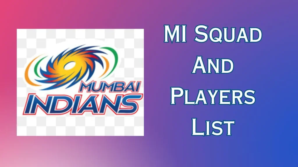 Mumbai Indians Players List